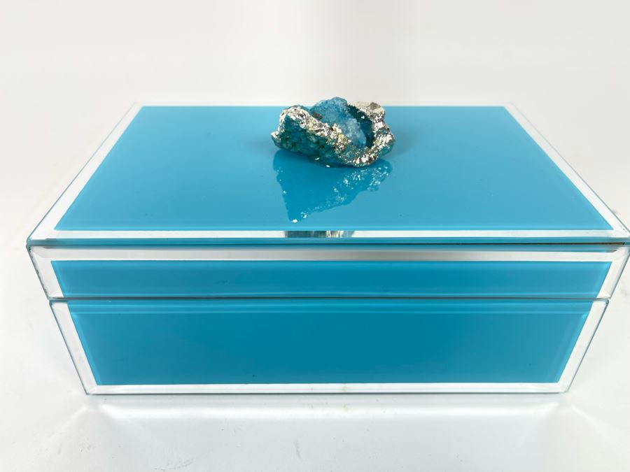 Decorative Blue Box 8W X 5D X 4H [Photo 1]