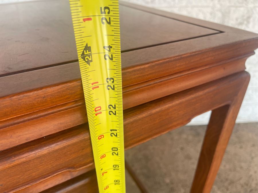 Chinese Nesting Tables Set Of Three 20W X 14D X 23.5H [Photo 8]