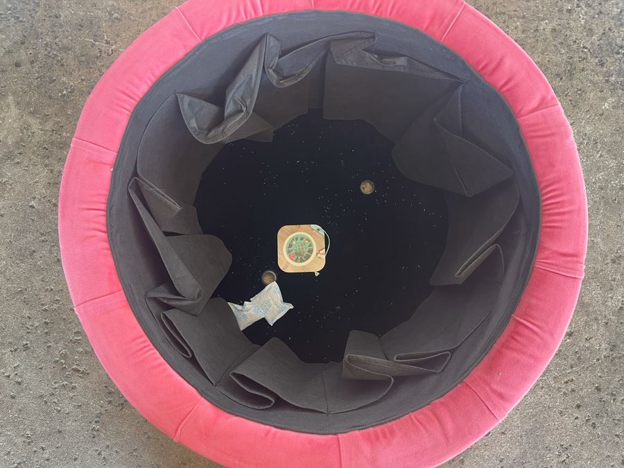 Pink Tainoki Tufted Ottoman Shoe Storage 24R X 16H [Photo 4]