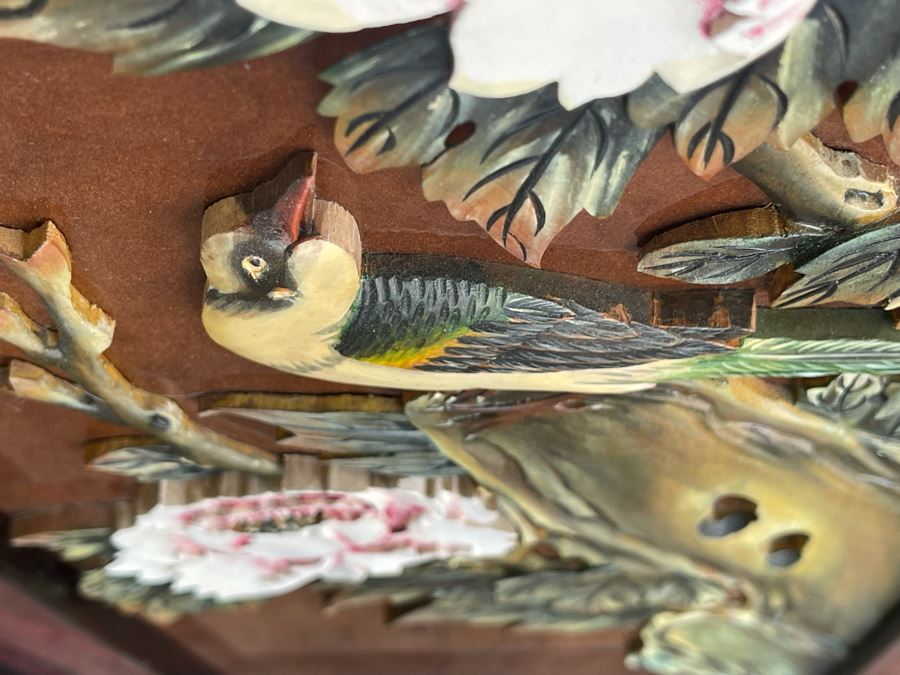 Set Of Four Asian Wooden Relief Carved Panels Each 13W X 48H [Photo 14]