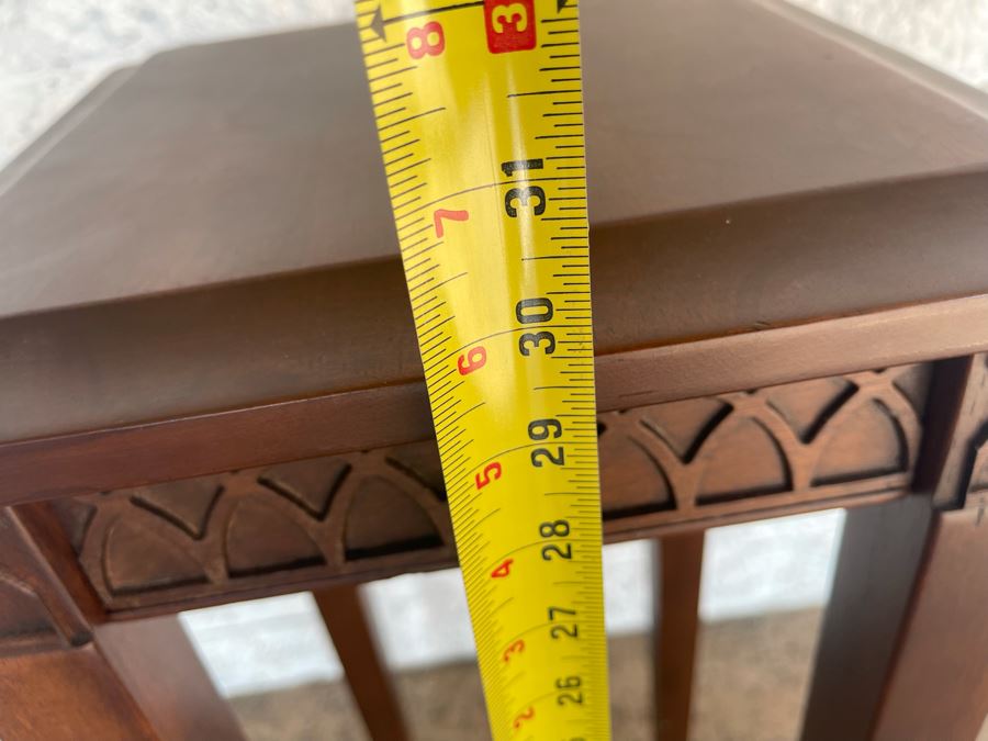 Wooden Stand Side Table 12W X 30H [Photo 6]