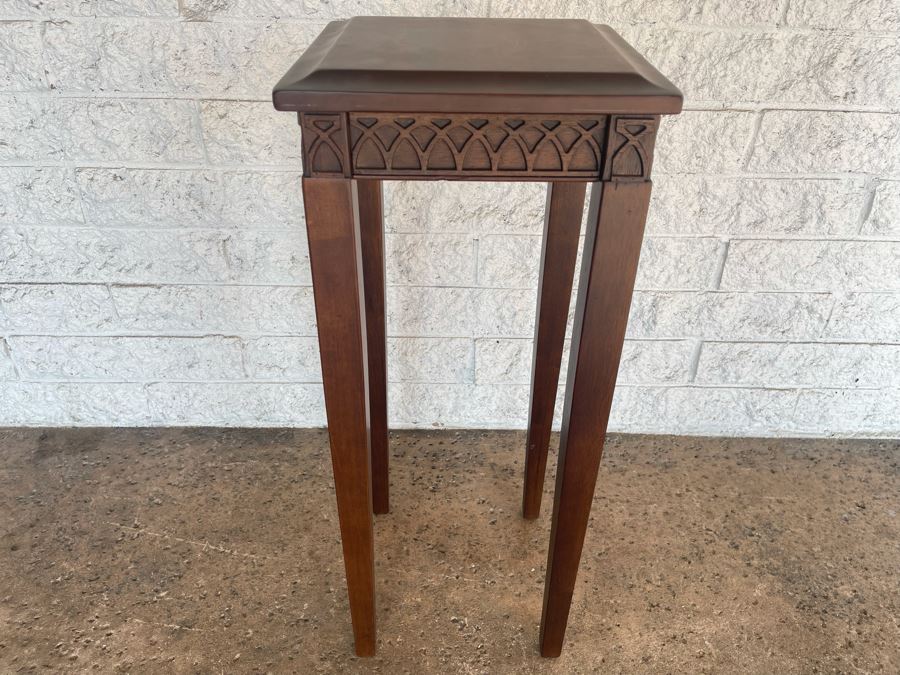 Wooden Stand Side Table 12W X 30H