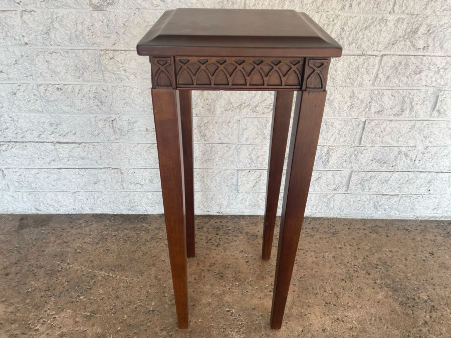 Wooden Stand Side Table 12W X 30H [Photo 1]