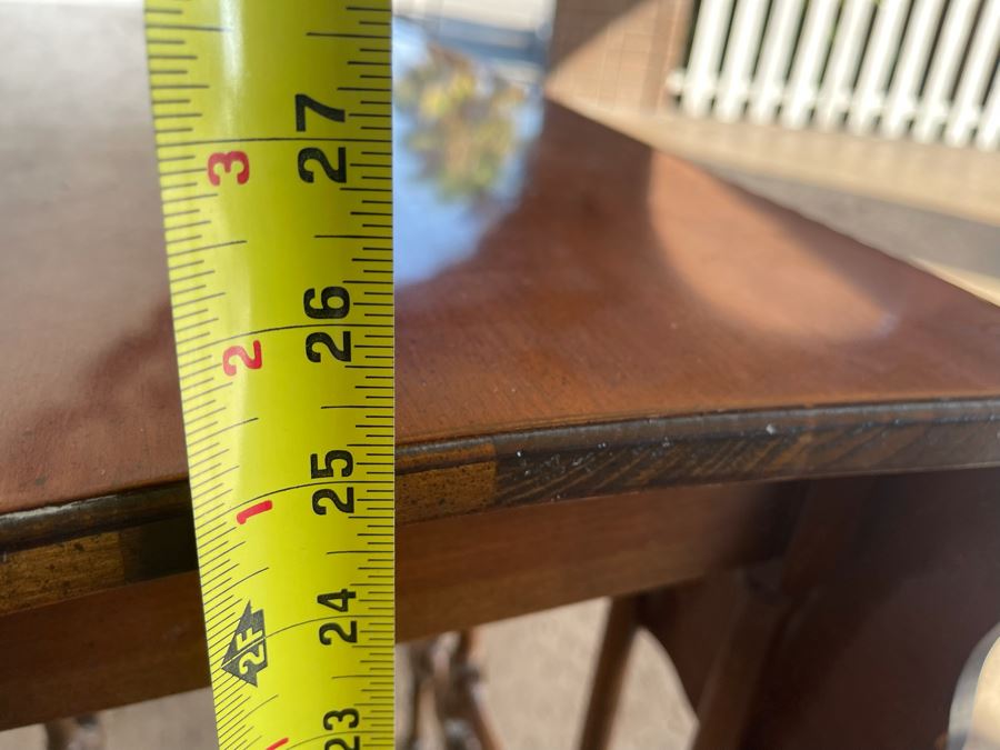 Brandt Furniture Drop-Leaf Table 28W (Extended) X 28D X 25H [Photo 11]