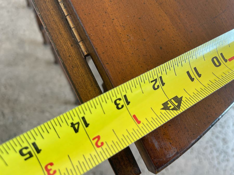 Brandt Furniture Drop-Leaf Table 28W (Extended) X 28D X 25H [Photo 10]