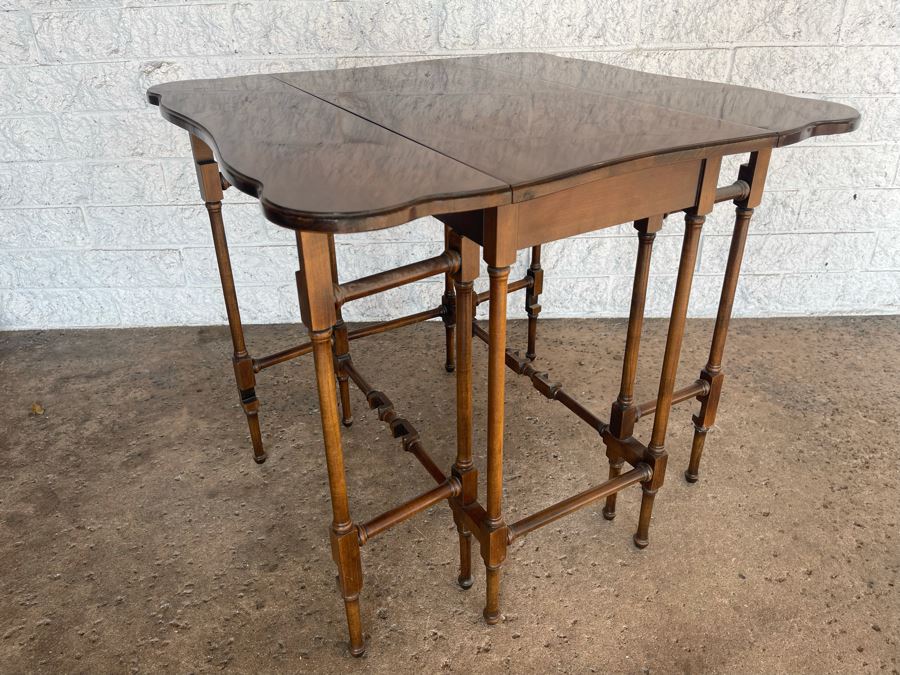 Brandt Furniture Drop-Leaf Table 28W (Extended) X 28D X 25H [Photo 6]