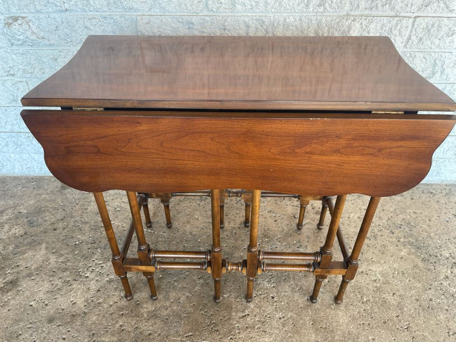 Brandt Furniture Drop-Leaf Table 28W (Extended) X 28D X 25H [Photo 5]