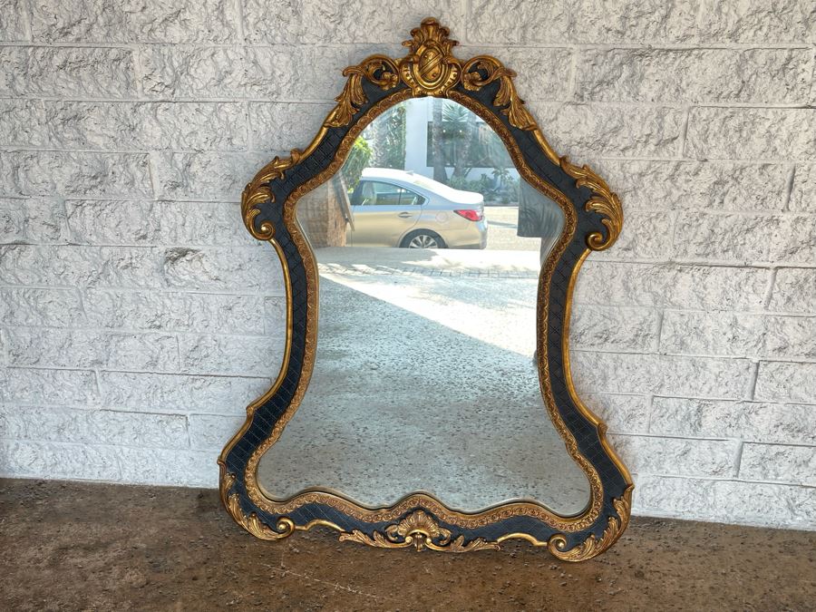 Italian Rococo Gilt Wall Mirror 28W X 43H [Photo 2]