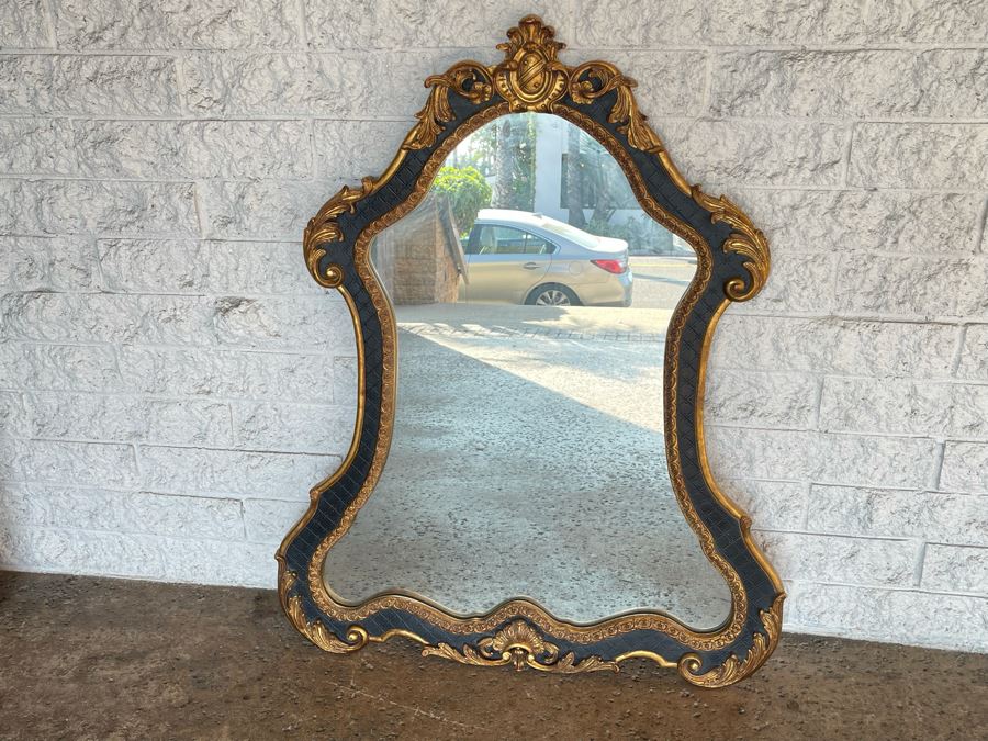 Italian Rococo Gilt Wall Mirror 28W X 43H [Photo 1]