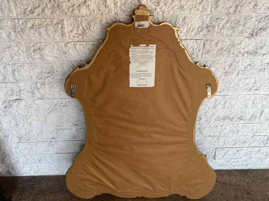 Italian Rococo Gilt Wall Mirror 28W X 43H [Photo 6]