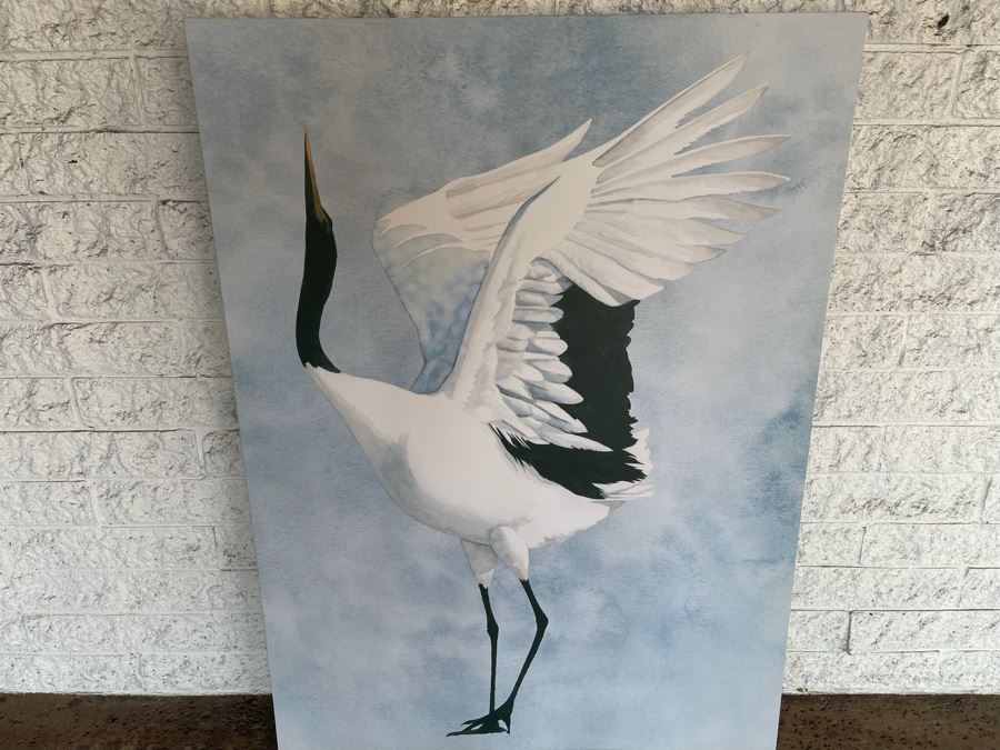 Canvas Crane Print 37 X 50 [Photo 2]