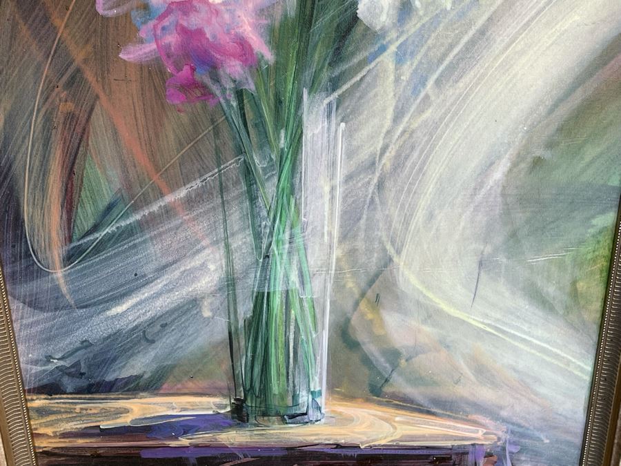 Framed John-Richard Still Life Canvas Print By Schable 20 X 32 [Photo 6]