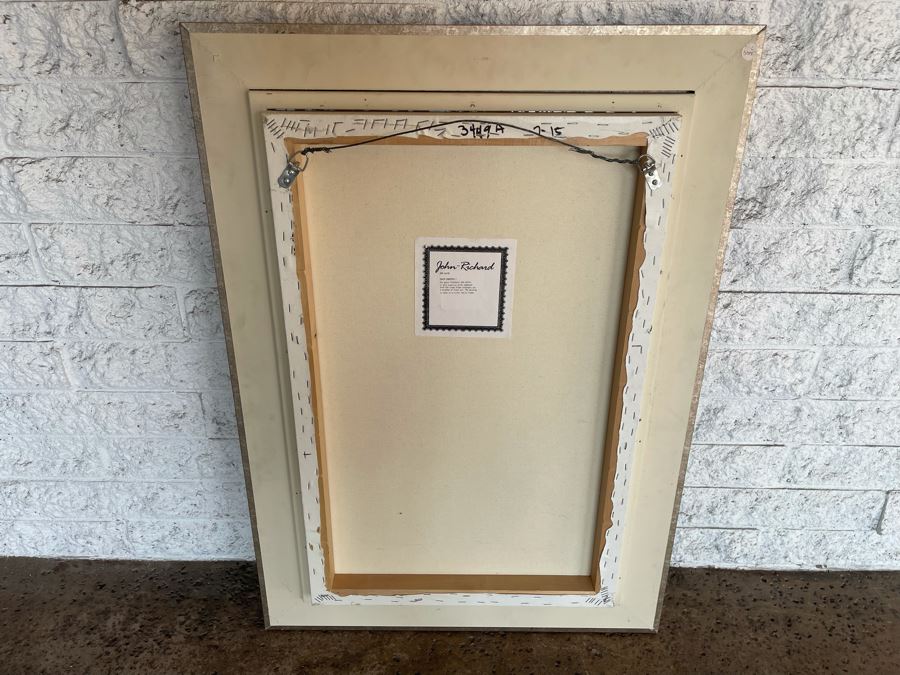 Framed John-Richard Still Life Canvas Print By Schable 20 X 32 [Photo 8]