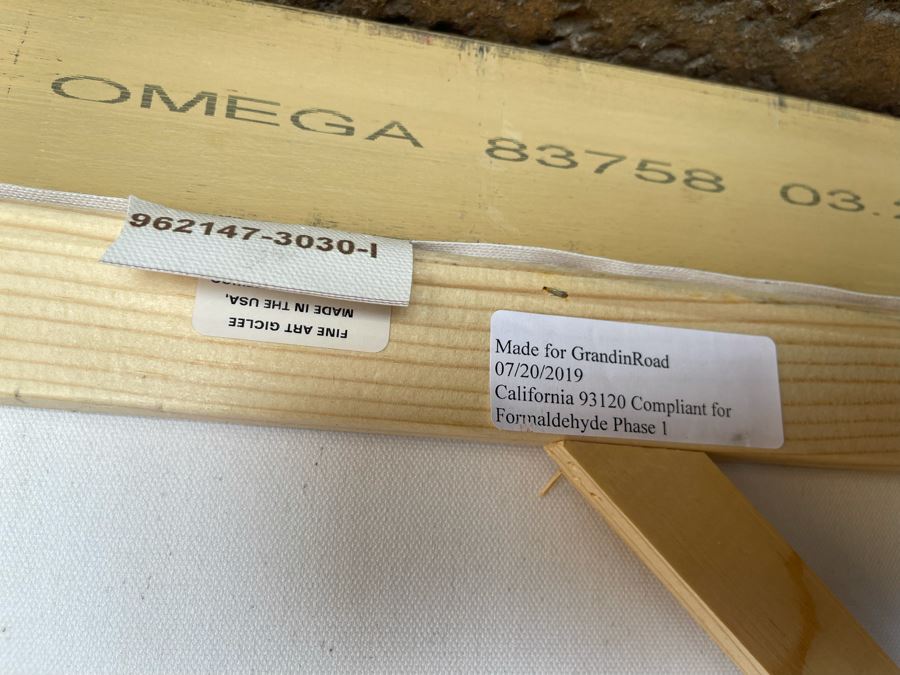 Grandin Road Pink Flamingo Giclee Print In Gold Frame 30 X 30 [Photo 5]