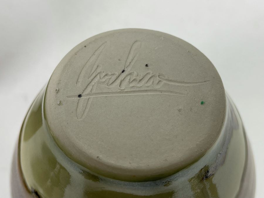 Set Of Three Pottery Vases 6H [Photo 8]