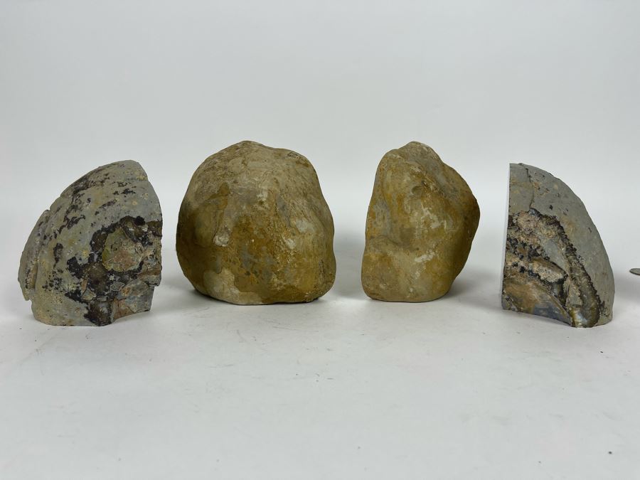 Set Of Four Polished Geode Bookends [Photo 6]