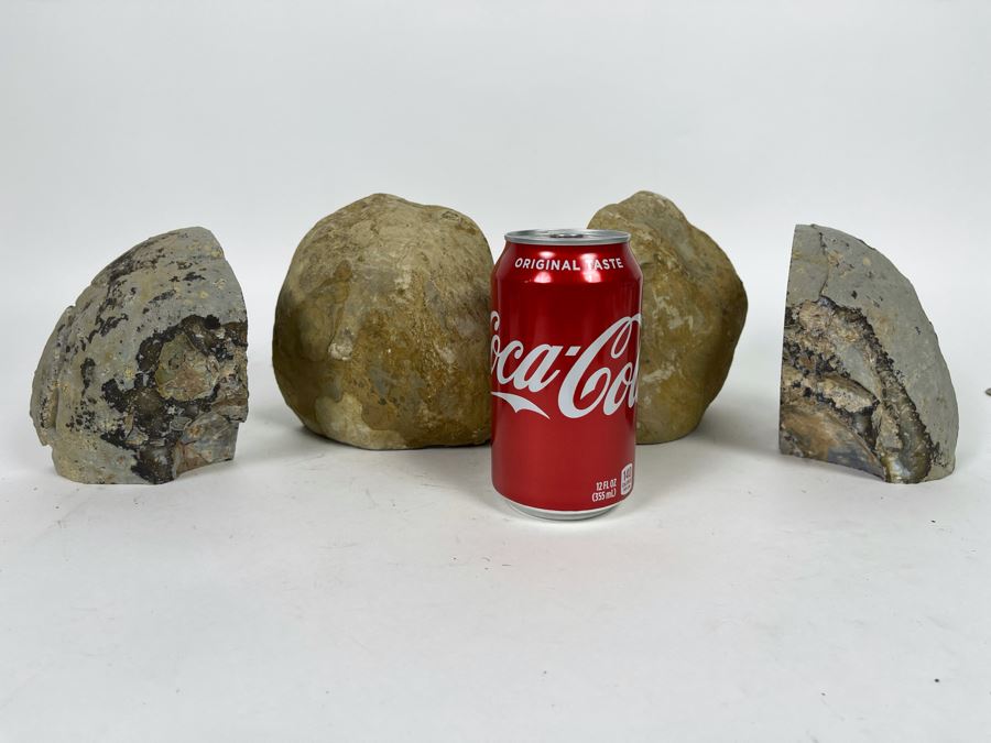 Set Of Four Polished Geode Bookends [Photo 7]