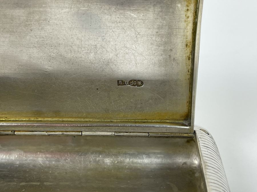 Antique Sterling Silver Wallet Compact Purse 132.8g [Photo 6]