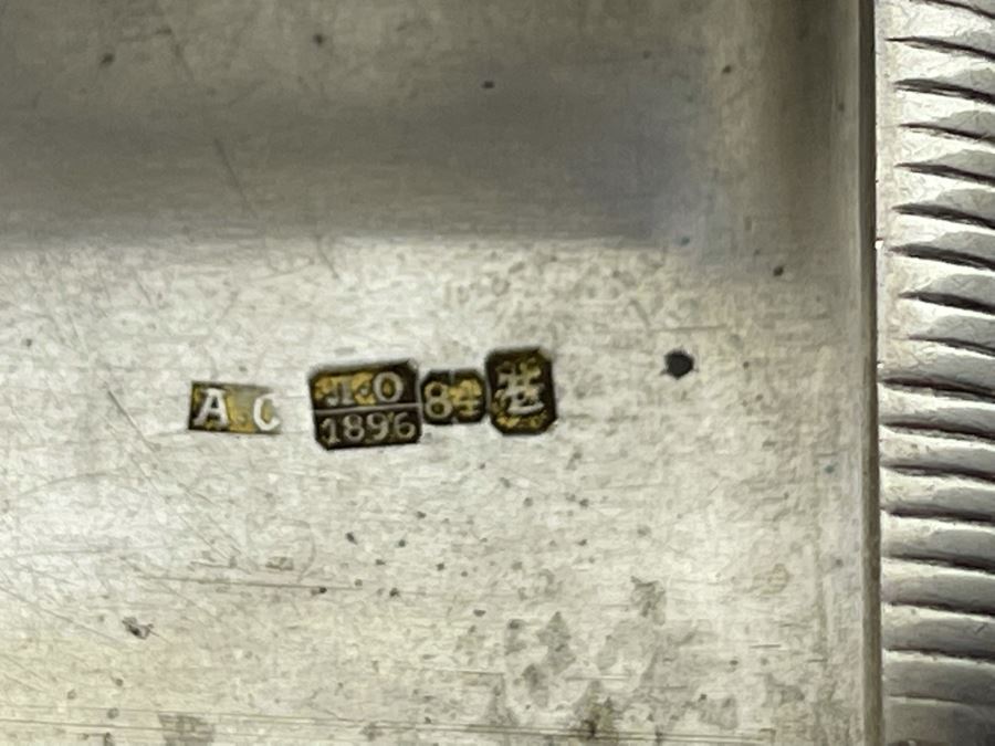 Antique Sterling Silver Wallet Compact Purse 132.8g [Photo 8]