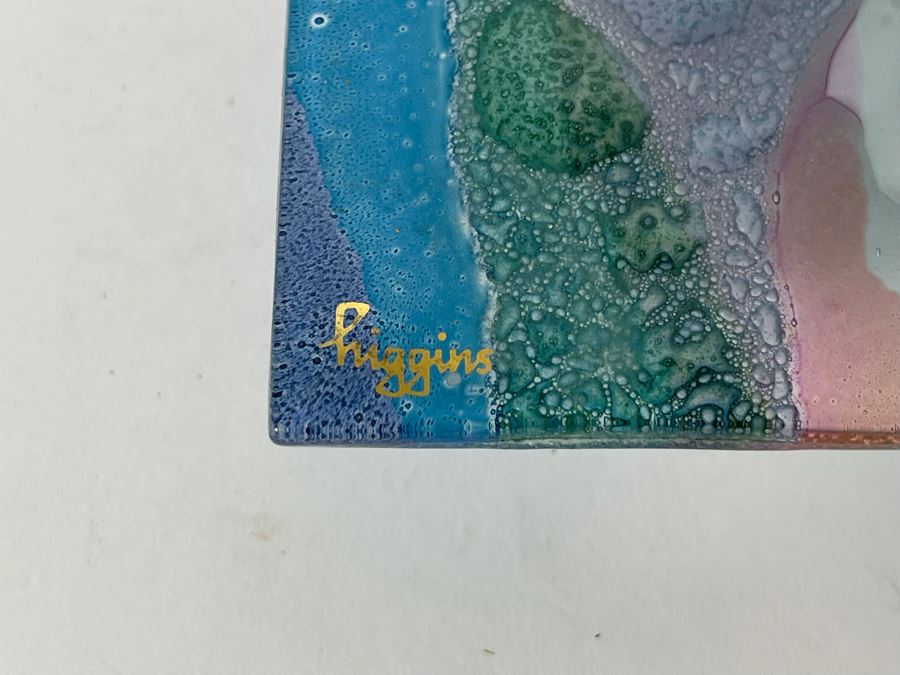 Mid-Century Glass Ashtray By Higgins Glass Studio 14 X 10 [Photo 5]