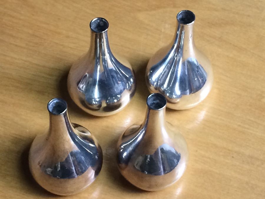 Dansk Designs France Mid-Century Metal Candeholders [Photo 3]