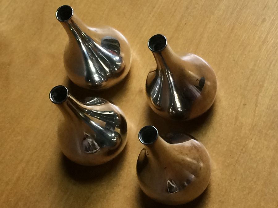 Dansk Designs France Mid-Century Metal Candeholders [Photo 4]