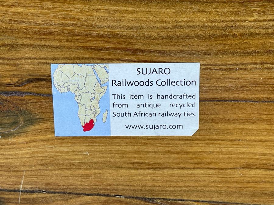 Heavy Sujaro Railwoods Collection Handcrafted Box From Antique Recycled South African Railway Ties 11.5W X 7.5D X 5.5H [Photo 11]