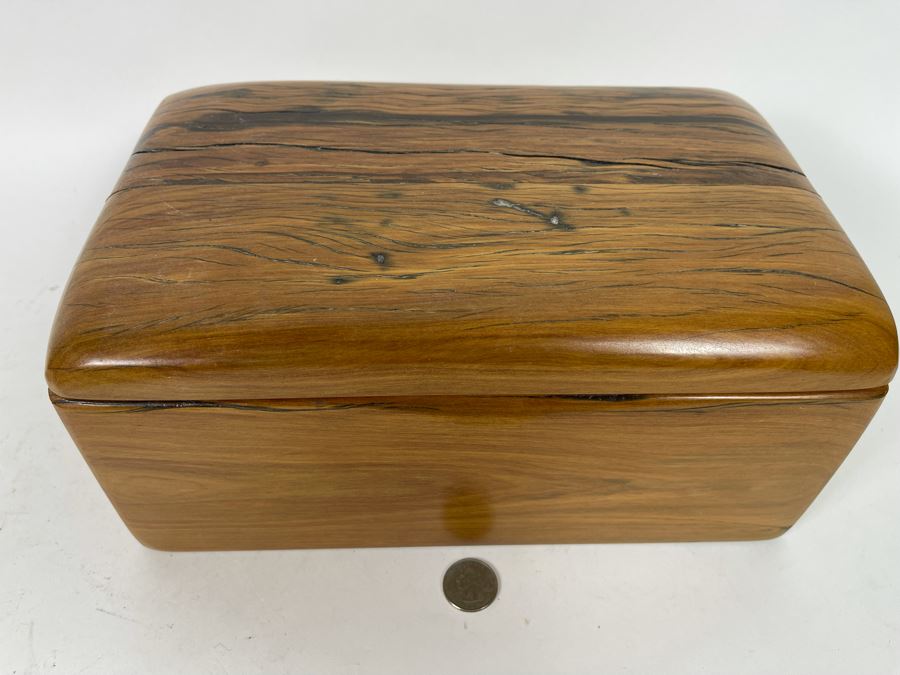 Heavy Sujaro Railwoods Collection Handcrafted Box From Antique Recycled South African Railway Ties 11.5W X 7.5D X 5.5H