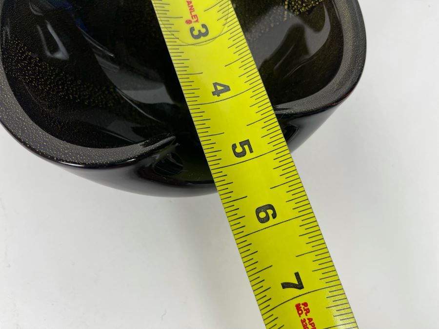 Vintage Studio Art Glass Ashtray 6W X 2.5H [Photo 6]