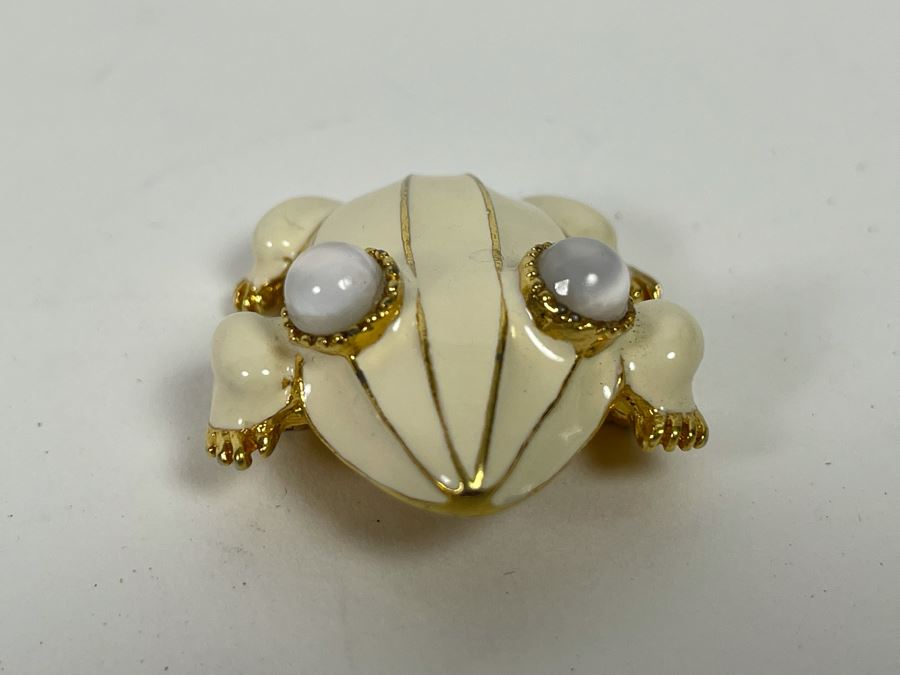 Vintage Kenneth Lane Frog Brooch Pin [Photo 3]