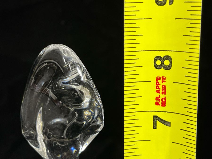 Daum France Art Glass Bottle With Stopper 8H [Photo 8]