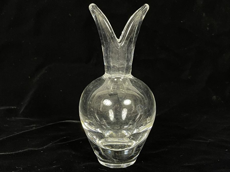 Steuben Glass Vase 5H [Photo 2]