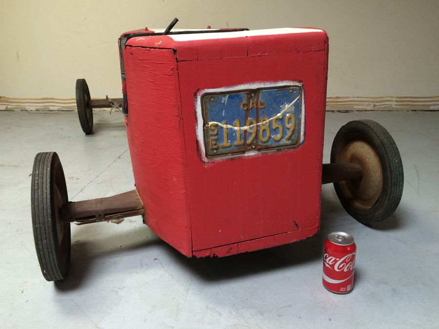 Wooden Soap Box Derby Car with Vintage CA License Plate [Photo 18]