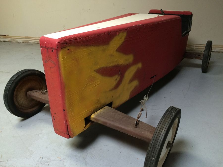 wooden soap box derby car