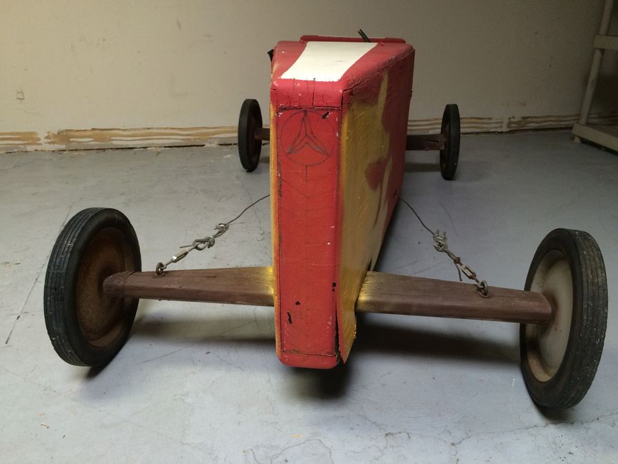 wooden soap box derby car
