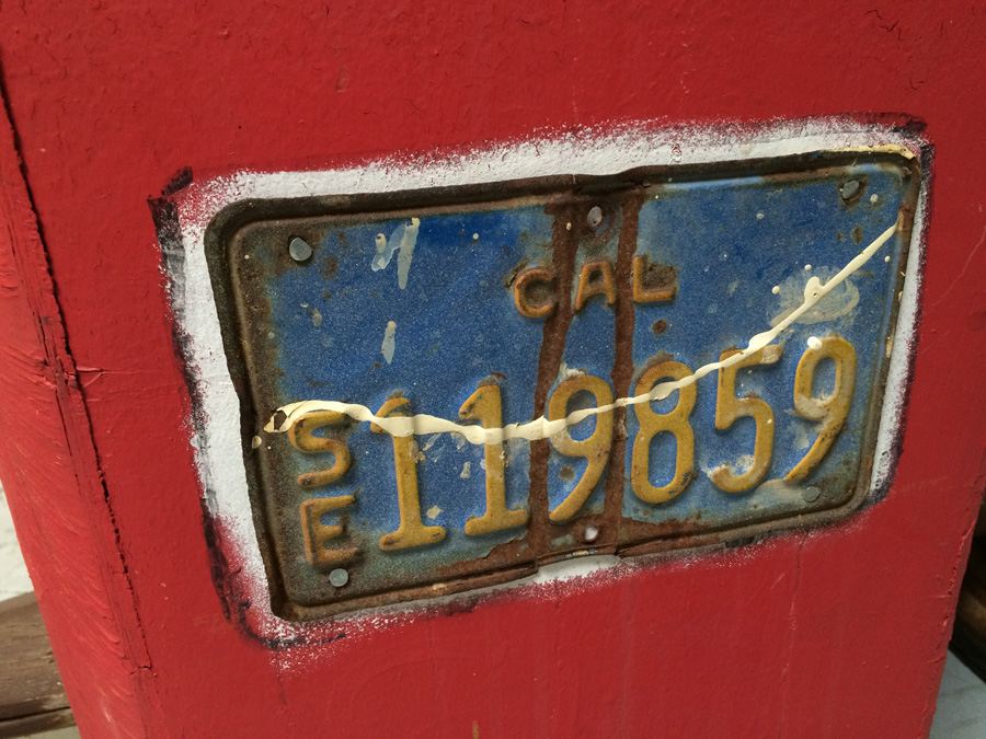 Wooden Soap Box Derby Car with Vintage CA License Plate [Photo 17]