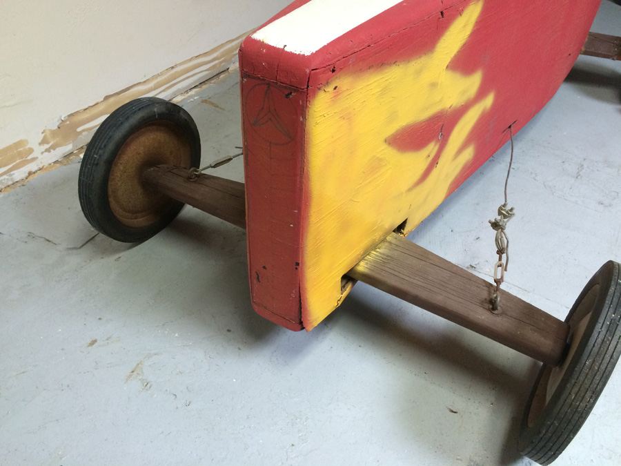 wooden soap box derby car