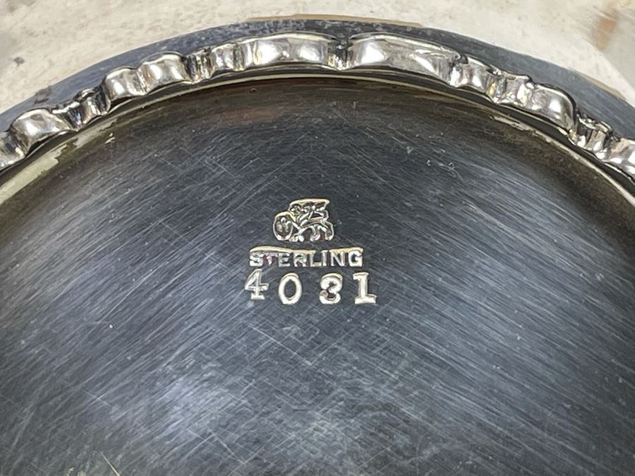 Vintage Art Nouveau Repousse Sterling Silver Bud Vase By Whiting Manufacturing Company (See Photos For Several Dents) 6.5H 162.5g [Photo 7]