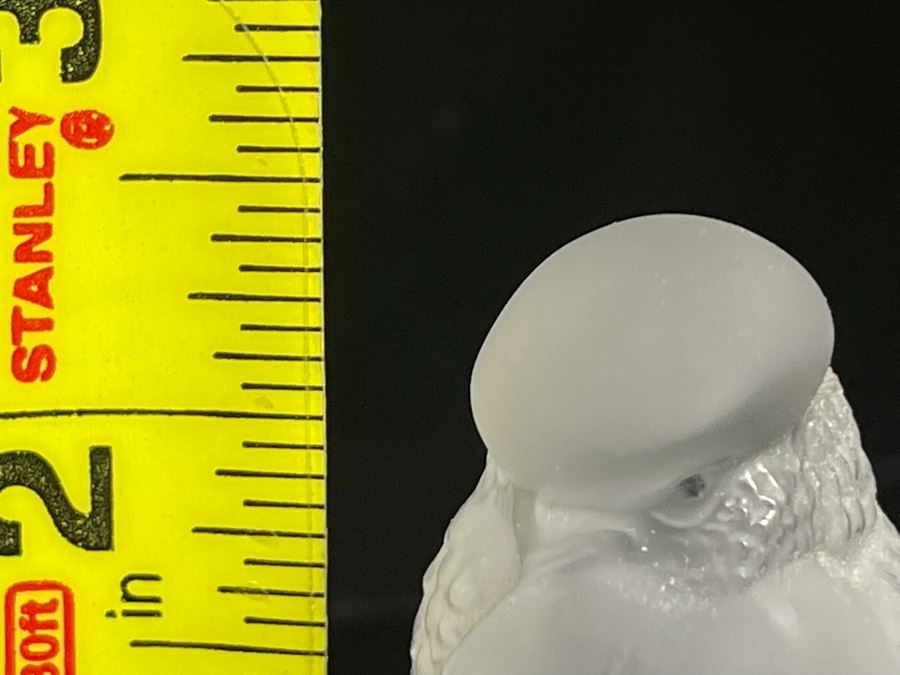 Signed Lalique France Crystal Owl Figurine 2.5H [Photo 8]