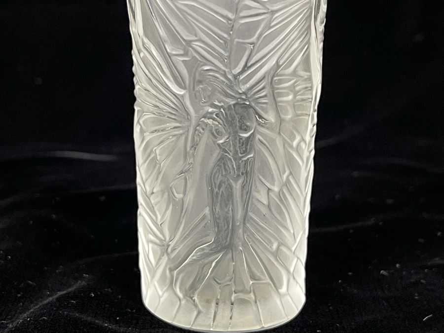 Signed Lalique France Crystal Fairy Bottle 4H [Photo 4]