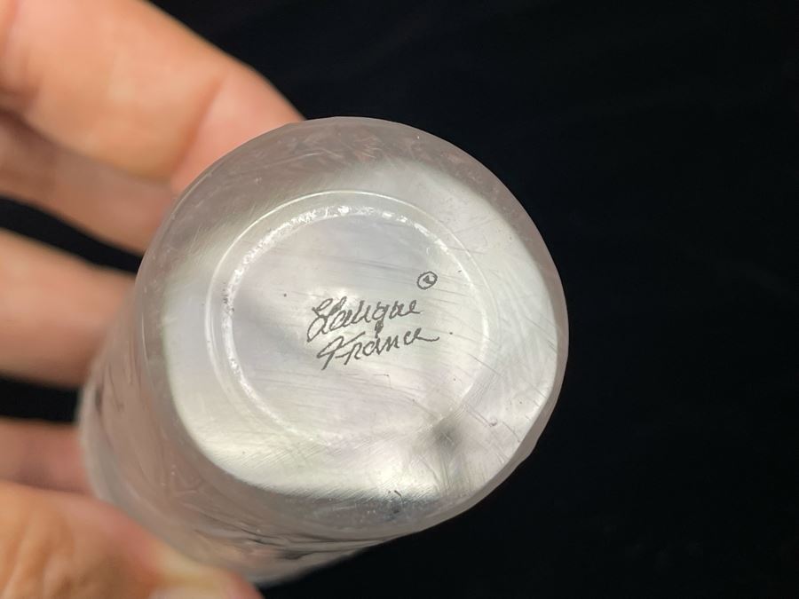 Signed Lalique France Crystal Fairy Bottle 4H [Photo 11]