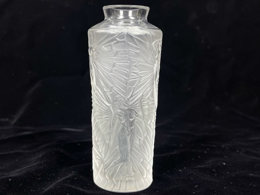 Signed Lalique France Crystal Fairy Bottle 4H [Photo 2]