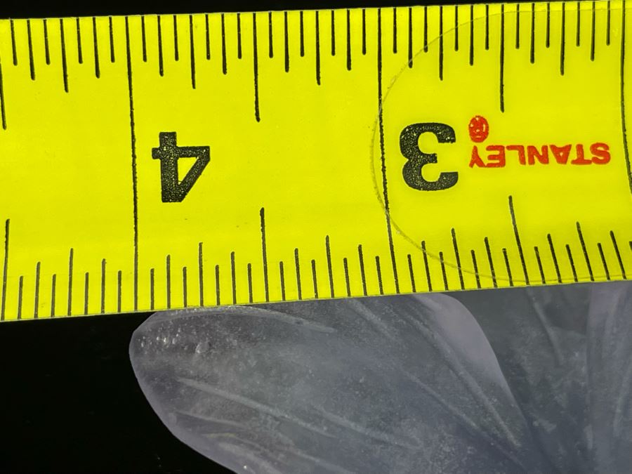 Signed Daum France Crystal Flower 4W [Photo 8]