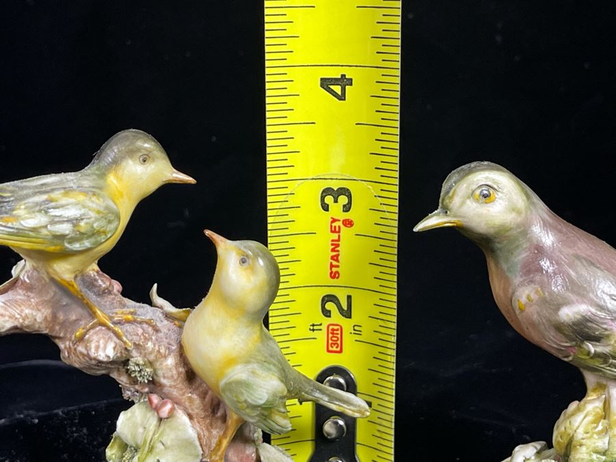 Pair Of Vintage A. Borsato Porcelain Bird Figurines (Antonio Borsato) 3.5H [Photo 9]