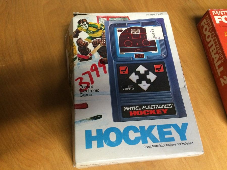 Mattel sale electronics hockey