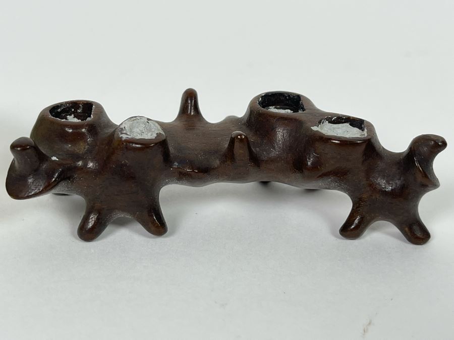 Vintage Chinese Carved Jade Horse On Custom Wooden Stand 3W X 3H [Photo 8]