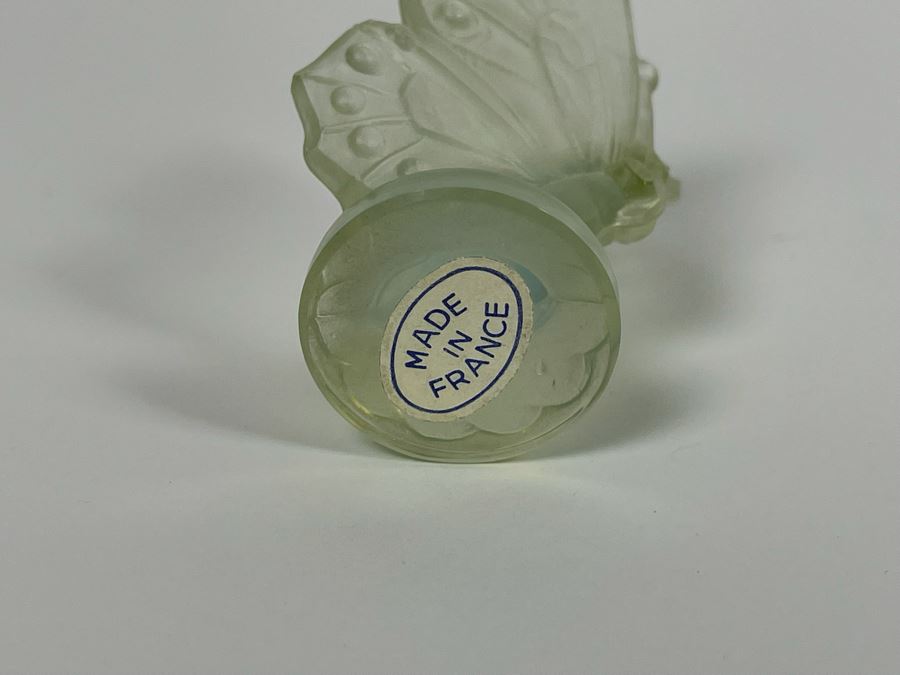 Signed Sabino France Opalescent Glass Butterfly Figurines (Set Of Three) 2.5H [Photo 10]
