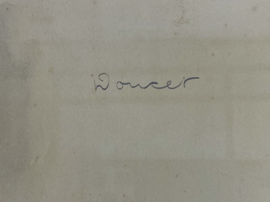 Vintage Pair Of Framed Hand Illustrated Costume Fashion Designs Watercolor Artwork 11 X 14 [Photo 15]