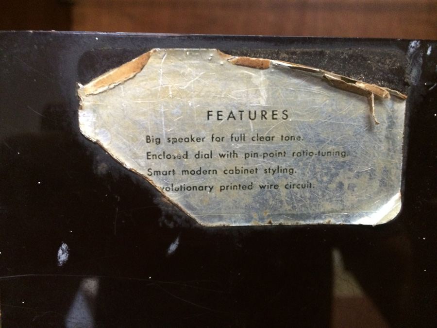 Working Sears Roebuck Silvertone Mid-Century Atomic Radio [Photo 7]