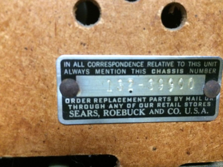 Working Sears Roebuck Silvertone Mid-Century Atomic Radio [Photo 9]